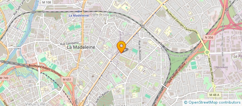 localisation de l'entreprise ASSOCIATION DECLIC à LILLE