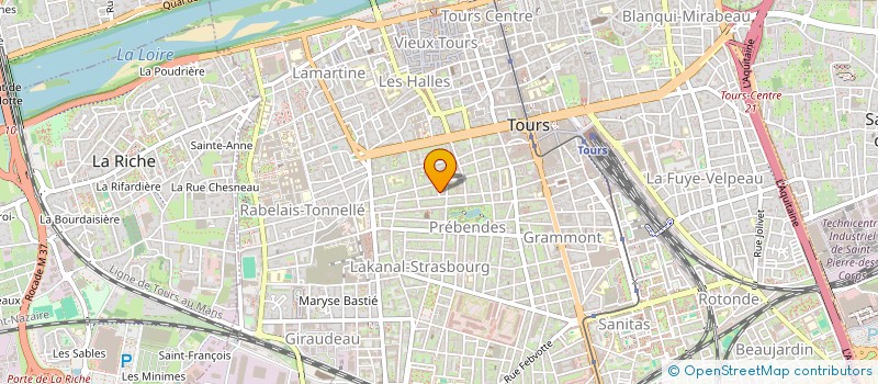 localisation de l'entreprise ASSOCIATION DECLICS'NATURE  TOURS