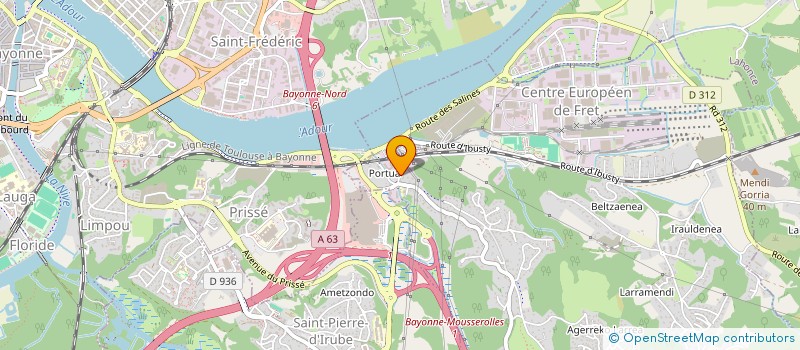 localisation de l'entreprise ASSOCIATION DECOLAB  VILLEFRANQUE