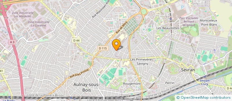 localisation de l'entreprise ASSOCIATION DECOUVERTE A CHEVAL EN PLAINES ET FORETS (ADCPF) à AULNAY-SOUS-BOIS