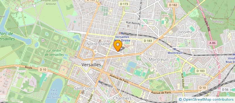 localisation de l'entreprise ASSOCIATION DECOUVERTE CULTURE FRANCAISE à VERSAILLES