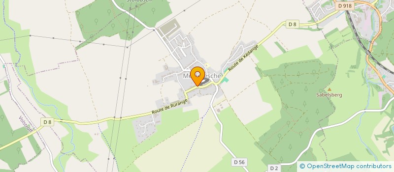 localisation de l'entreprise ASSOCIATION DECOUVERTE DU CHEVAL  METZERESCHE