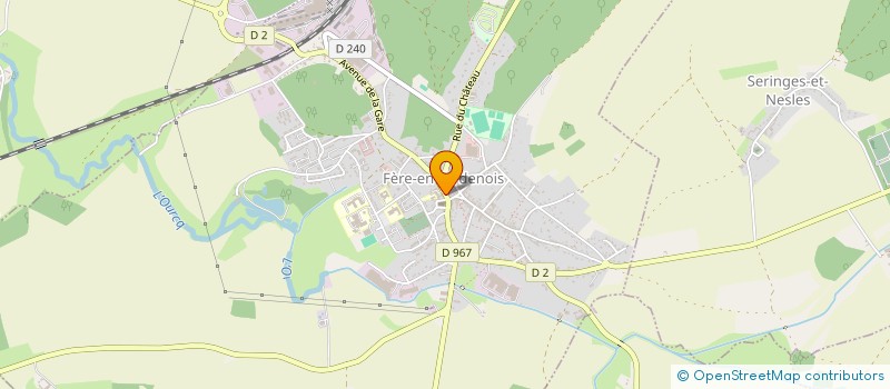 localisation de l'entreprise ASSOCIATION DECOUVRIR PIERRE LEBRUN  FERE-EN-TARDENOIS