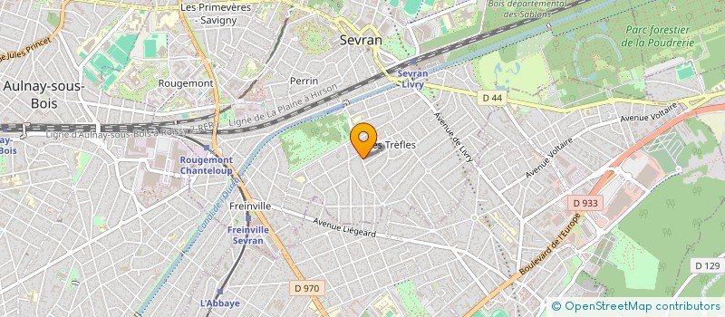 localisation de l'entreprise ASSOCIATION DEFENDRE ENSEMBLE SEVRAN SUD à SEVRAN