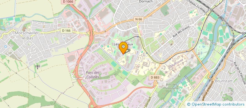 localisation de l'entreprise ASSOCIATION DEFENSE SOLIDARITE & LOISIRS  MULHOUSE