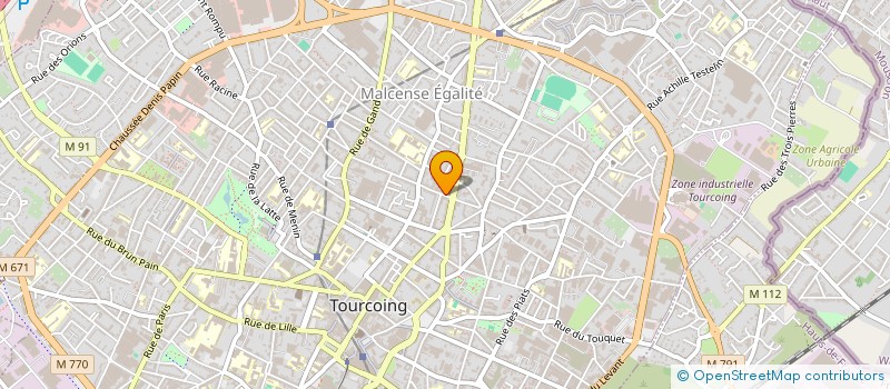 localisation de l'entreprise ASSOCIATION DEFINORD à TOURCOING