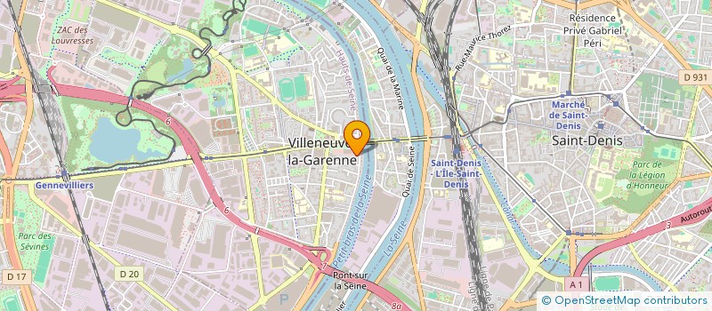 localisation de l'entreprise ASSOCIATION DEHI à VILLENEUVE-LA-GARENNE