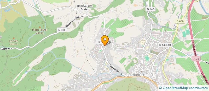 localisation de l'entreprise ASSOCIATION DEJEUNER DE SOLEIL  CLERMONT-L'HERAULT