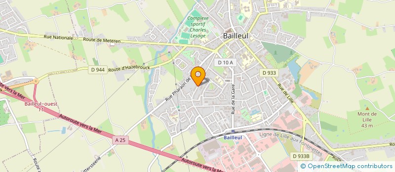 localisation de l'entreprise ASSOCIATION DELICE EN MUSIQUE à BAILLEUL