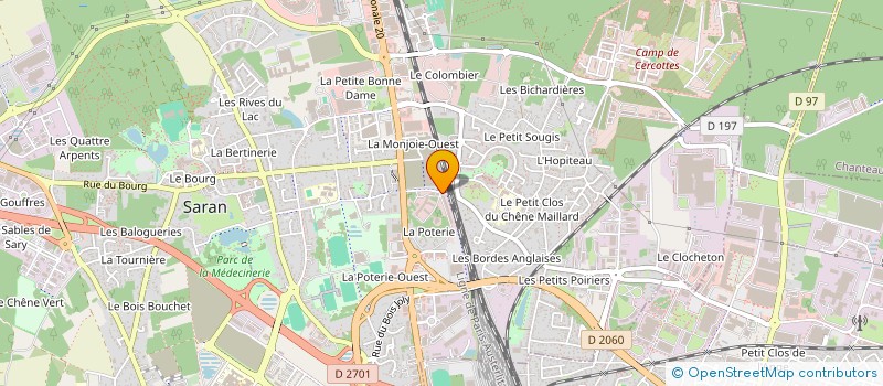 localisation de l'entreprise ASSOCIATION DELIVRANCE à SARAN