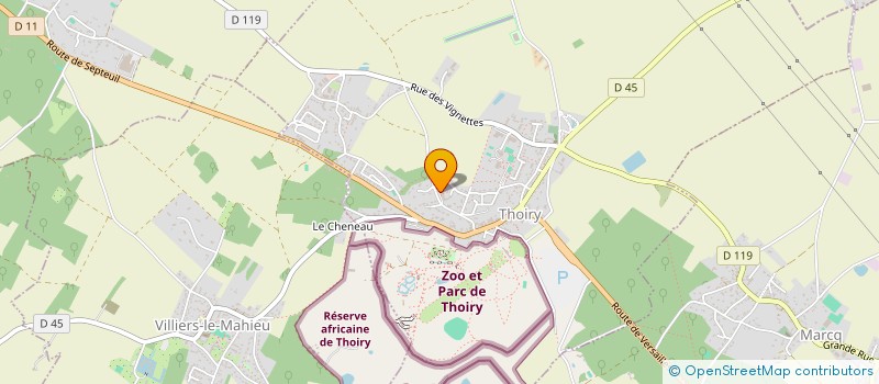 localisation de l'entreprise ASSOCIATION DELOS APEI 78 à THOIRY