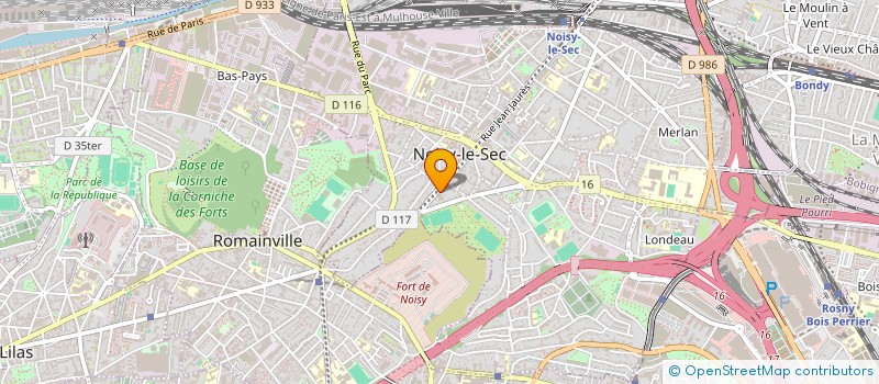 localisation de l'entreprise ASSOCIATION DELTA EVASION à NOISY-LE-SEC