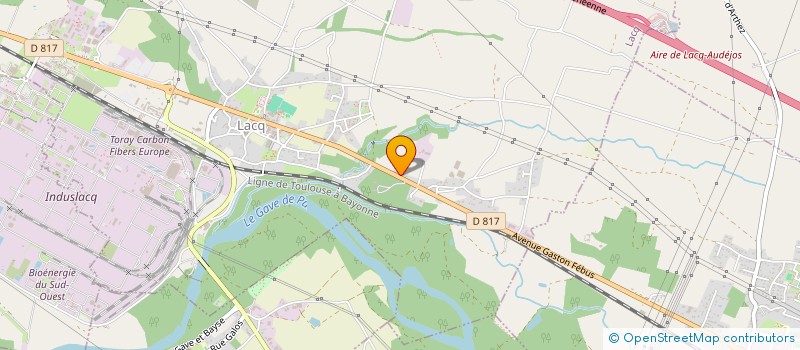 localisation de l'entreprise ASSOCIATION DEMAIN ENSEMBLE  LACQ