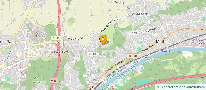 localisation de l'entreprise ASSOCIATION DEMOS KRATOS  NEYRON