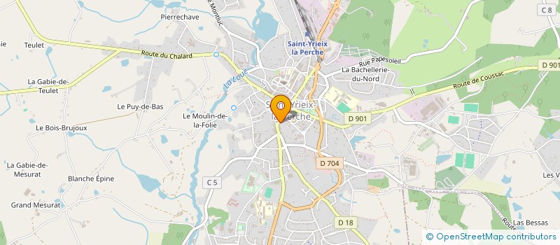 localisation de l'entreprise ASSOCIATION DENTAIRE AREDIENNE à SAINT-YRIEIX-LA-PERCHE
