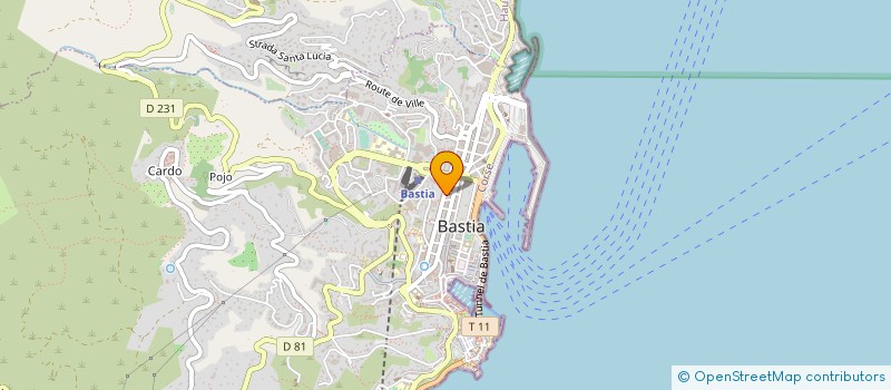 localisation de l'entreprise ASSOCIATION DENTAIRE CORSE à BASTIA