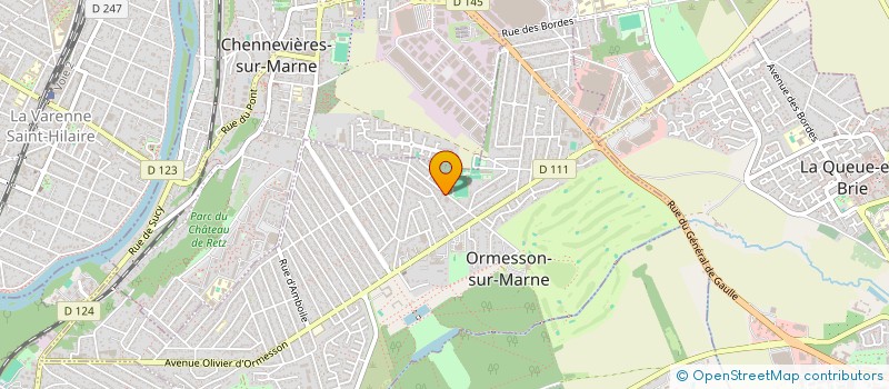 localisation de l'entreprise ASSOCIATION DENTAIRE DE L'OPEN PARK  ORMESSON-SUR-MARNE