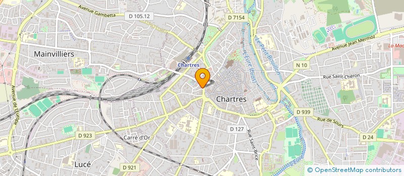 localisation de l'entreprise ASSOCIATION DENTAIRE DE LA PLACE DES EPARS CHARTRES à CHARTRES