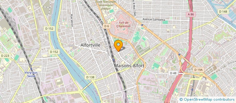 localisation de l'entreprise ASSOCIATION DENTAIRE DE MAISONS-ALFORT  MAISONS-ALFORT