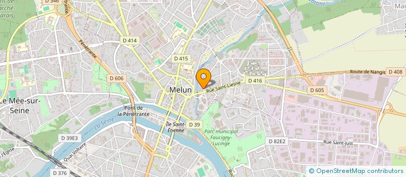localisation de l'entreprise ASSOCIATION DENTAIRE DE MELUN à MELUN