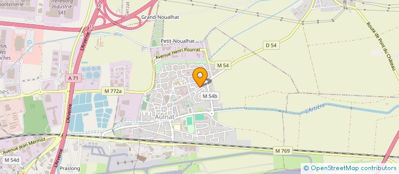 localisation de l'entreprise ASSOCIATION DENTAIRE DES AULMES à AULNAT