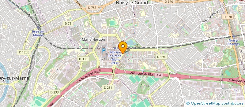 localisation de l'entreprise ASSOCIATION DENTAIRE NOISY LE GRAND  NOISY-LE-GRAND