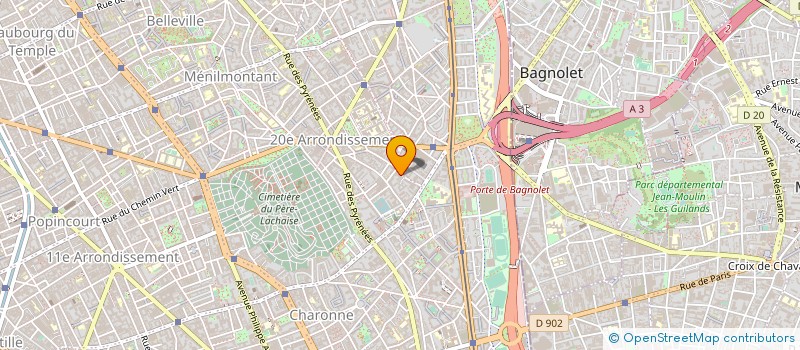 localisation de l'entreprise ASSOCIATION DENTAIRE POUR L'ENFANCE à PARIS