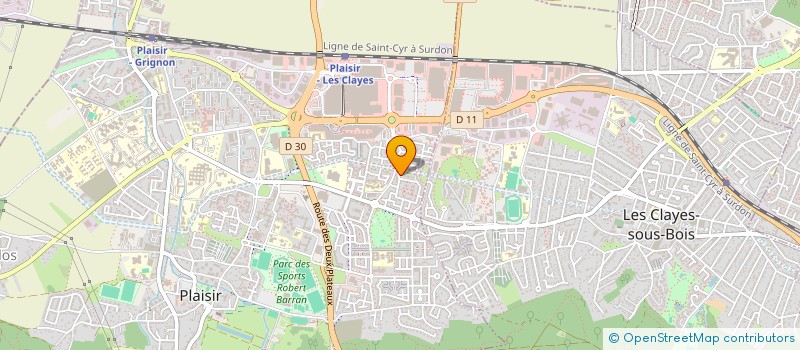 localisation de l'entreprise ASSOCIATION DENTAL SKY à PLAISIR