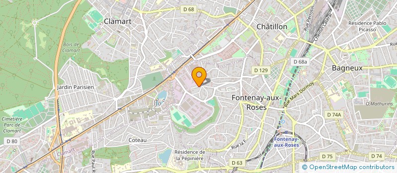 localisation de l'entreprise ASSOCIATION DENTAL YIRLA à FONTENAY-AUX-ROSES
