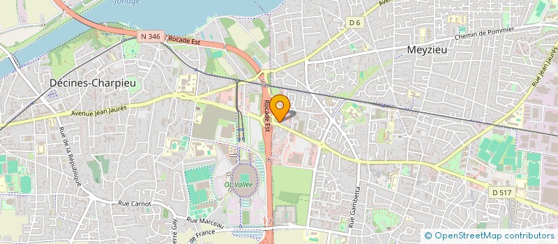 localisation de l'entreprise ASSOCIATION DENTALL CENTRE DE SOIN DENTAIRE  MEYZIEU