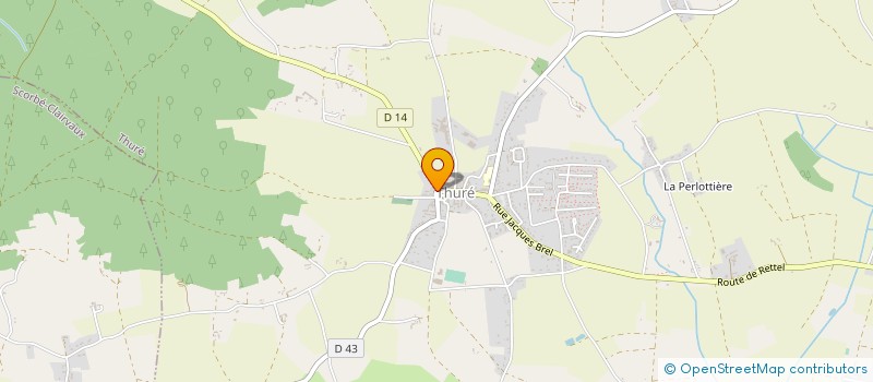 localisation de l'entreprise ASSOCIATION DEP GARDE MALADES A DOMICILE  THURE