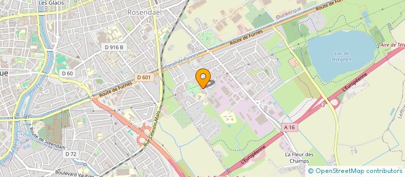 localisation de l'entreprise ASSOCIATION DEPAQUOTE  TETEGHEM-COUDEKERQUE-VILLAGE