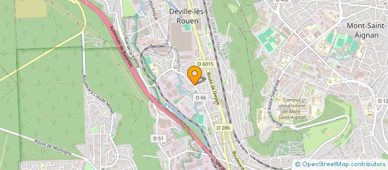 localisation de l'entreprise ASSOCIATION DEPART à DEVILLE-LES-ROUEN