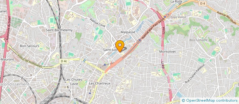 localisation de l'entreprise ASSOCIATION DEPARTEMENT EDUCATIF DE LA JEUNESSE JUIVE à MARSEILLE
