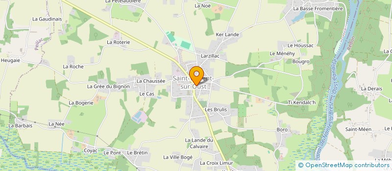 localisation de l'entreprise ASSOCIATION DEPARTEMENTALE AGREEE DE PECHEURS AMATEURS AUX ENGINS ET AUX FILETS SUR LES EAUX DU DOMAINE PUBLIC DU MORBIH  SAINT-VINCENT-SUR-OUST