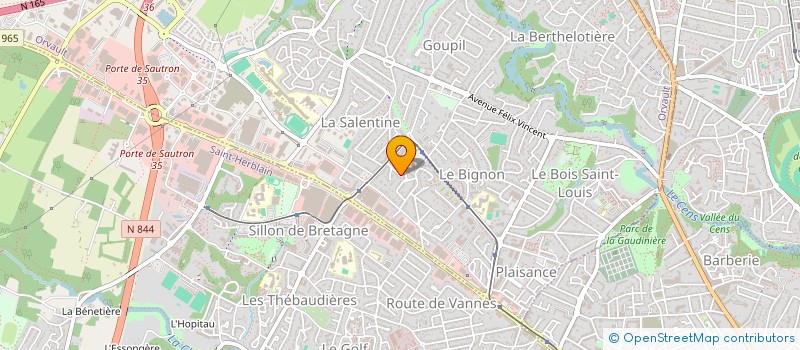 localisation de l'entreprise ASSOCIATION DEPARTEMENTALE BUCHENWALD DORA  SAINT-SEBASTIEN-SUR-LOIRE