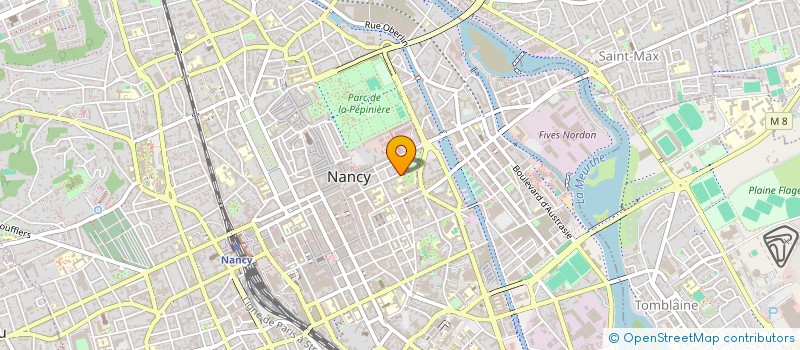 localisation de l'entreprise ASSOCIATION DEPARTEMENTALE D'ACTION SOCIALE CULTURELLE SPORTIVE ET DE LOISIRS DES PERSONNELS DU MINISTERE DE L'AGRICULTU  NANCY