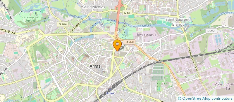 localisation de l'entreprise ASSOCIATION DEPARTEMENTALE D'ACTIONS EDUCATIVES à ARRAS