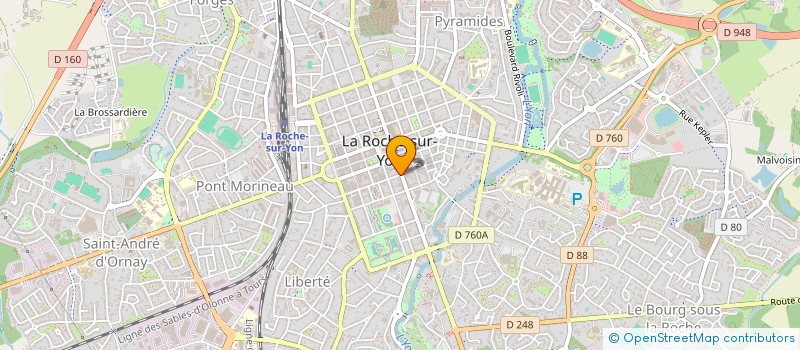 localisation de l'entreprise ASSOCIATION DEPARTEMENTALE D AIDE A DOMICILE POUR TOUS DE VENDEE à LA ROCHE-SUR-YON