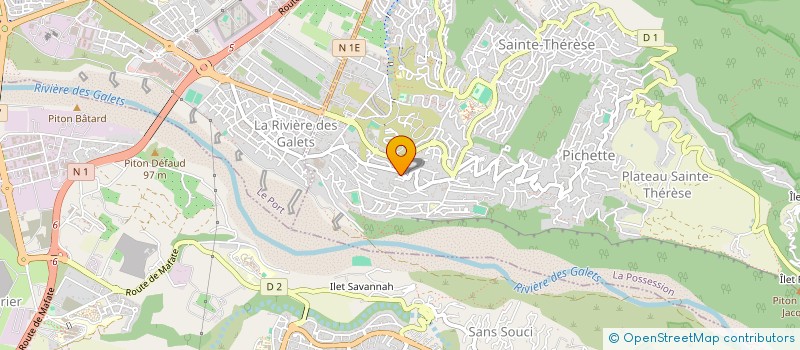 localisation de l'entreprise ASSOCIATION DEPARTEMENTALE D'ENSEIGNEMENT ET DE DEVELOPPEMENT DU SECOURISME A LA REUNION à LA POSSESSION