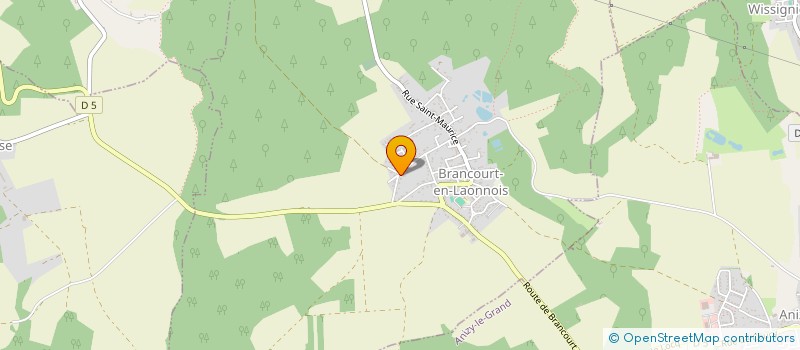 localisation de l'entreprise ASSOCIATION DEPARTEMENTALE D'ENSEIGNEMENT ET DE PROMOTION DU SECOURISME AISNE  BRANCOURT-EN-LAONNOIS