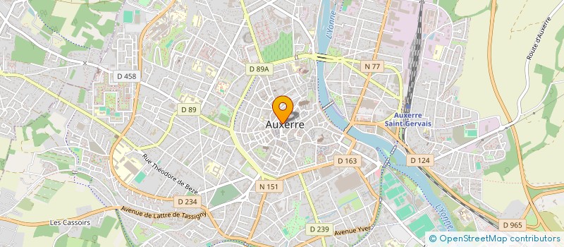 localisation de l'entreprise ASSOCIATION DEPARTEMENTALE D'ENTRAIDE DES PERSONNES ACCUEILLIES EN PROTECTION DE L'ENFANCE DE L'YONNE à AUXERRE