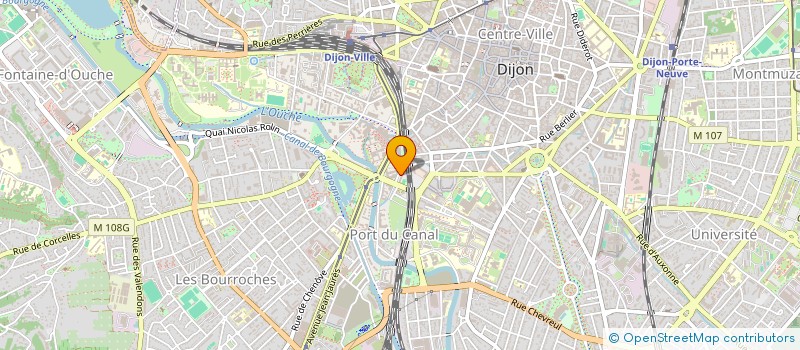 localisation de l'entreprise ASSOCIATION DEPARTEMENTALE D'ENTRAIDE DES PERSONNES ACCUEILLIES EN PROTECTION DE L'ENFANCE, PUPILLES DE L'ETAT ET AUTRES à DIJON