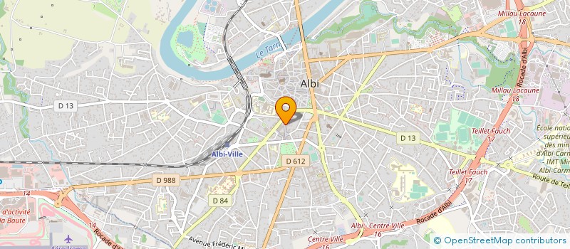 localisation de l'entreprise ASSOCIATION DEPARTEMENTALE D'ENTRAIDE DES PERSONNES ACCUEILLIES EN PROTECTION DE L'ENFANCE. PUPILLES ET AUTRES STATUTS. à ALBI