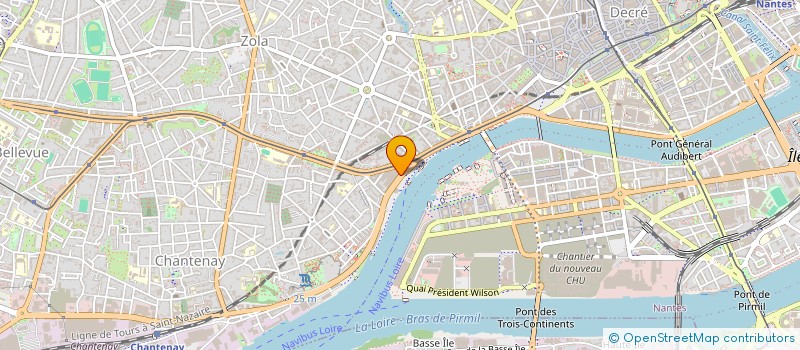 localisation de l'entreprise ASSOCIATION DEPARTEMENTALE D'ENTRAIDE DES PERSONNES ACCUEILLIES EN PROTECTION DE L'ENFANCE REPAIRS! DE LA LOIRE-ATLANT à NANTES