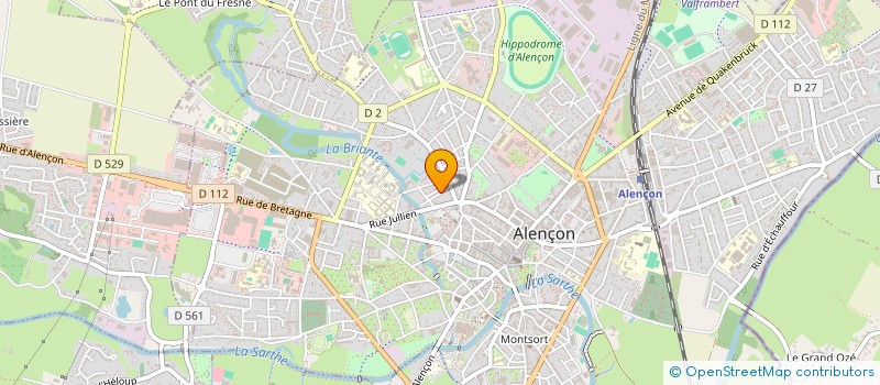 localisation de l'entreprise ASSOCIATION DEPARTEMENTALE D'ESCRIME DE L'ORNE ORNE ESCRIME à ALENCON
