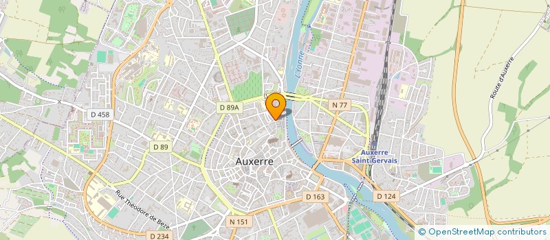 localisation de l'entreprise ASSOCIATION DEPARTEMENTALE DE FINANCEMENT DE LA FEDERATION DE L'YONNE DU PARTI SOCIALISTE à AUXERRE