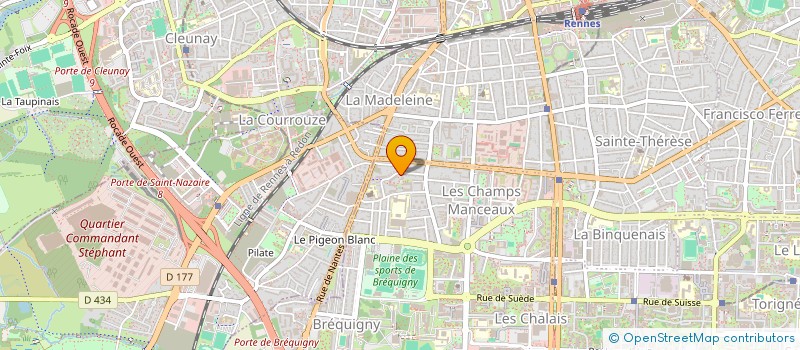 localisation de l'entreprise ASSOCIATION DEPARTEMENTALE DE FINANCEMENT DU PARTI COMMUNISTE FRANCAIS - DEPARTEMENT D'ILLE-ET-VILAINE - ADF PCF 35  RENNES