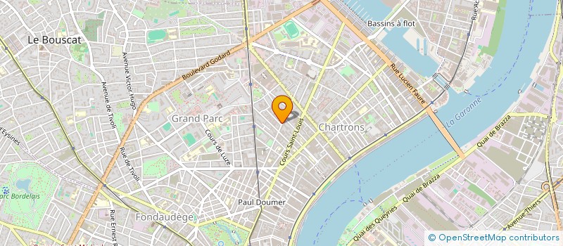 localisation de l'entreprise ASSOCIATION DEPARTEMENTALE DE FINANCEMENT DU PARTI SOCIALISTE à BORDEAUX