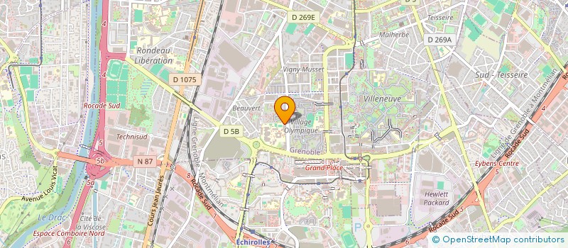 localisation de l'entreprise ASSOCIATION DEPARTEMENTALE DE GESTION ET DE PROMOTION DU DISPOSITIF E2C EN ISERE à GRENOBLE